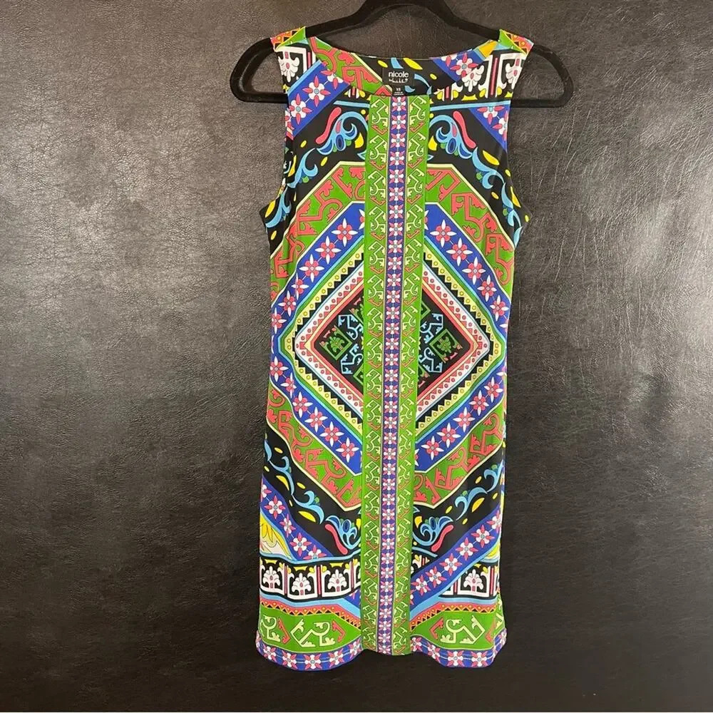 Nicole By Nicole Miller Multi Color Dress Size XS